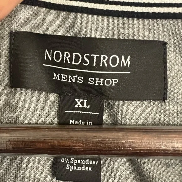 Nordstrom Mens Shop Baby Blue Blue Polo - Picture 8 of 11